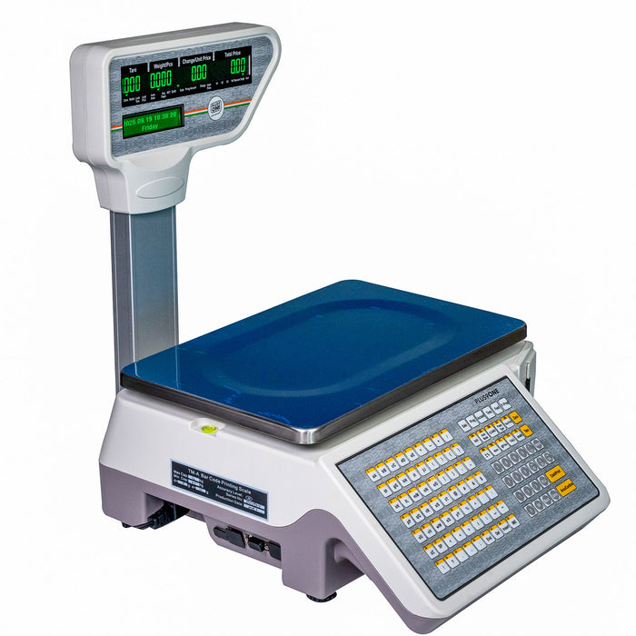 Barcode Printing Machine - Blue