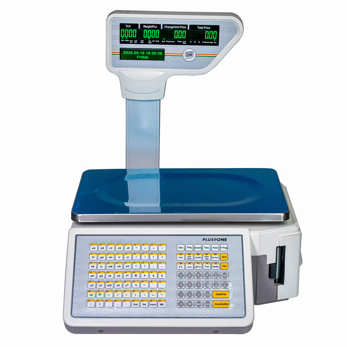 Barcode Printing Machine - Blue